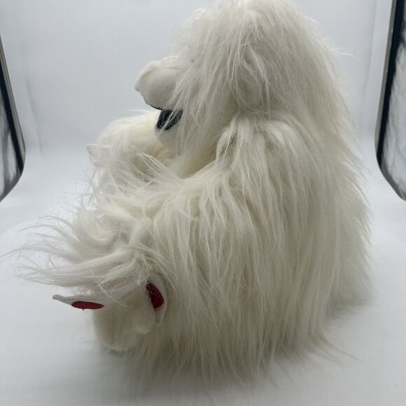 Aurora AA Plush White Gorilla Monkey Bungee Love Cupids Connection Red Hearts - Picture 4 of 9
